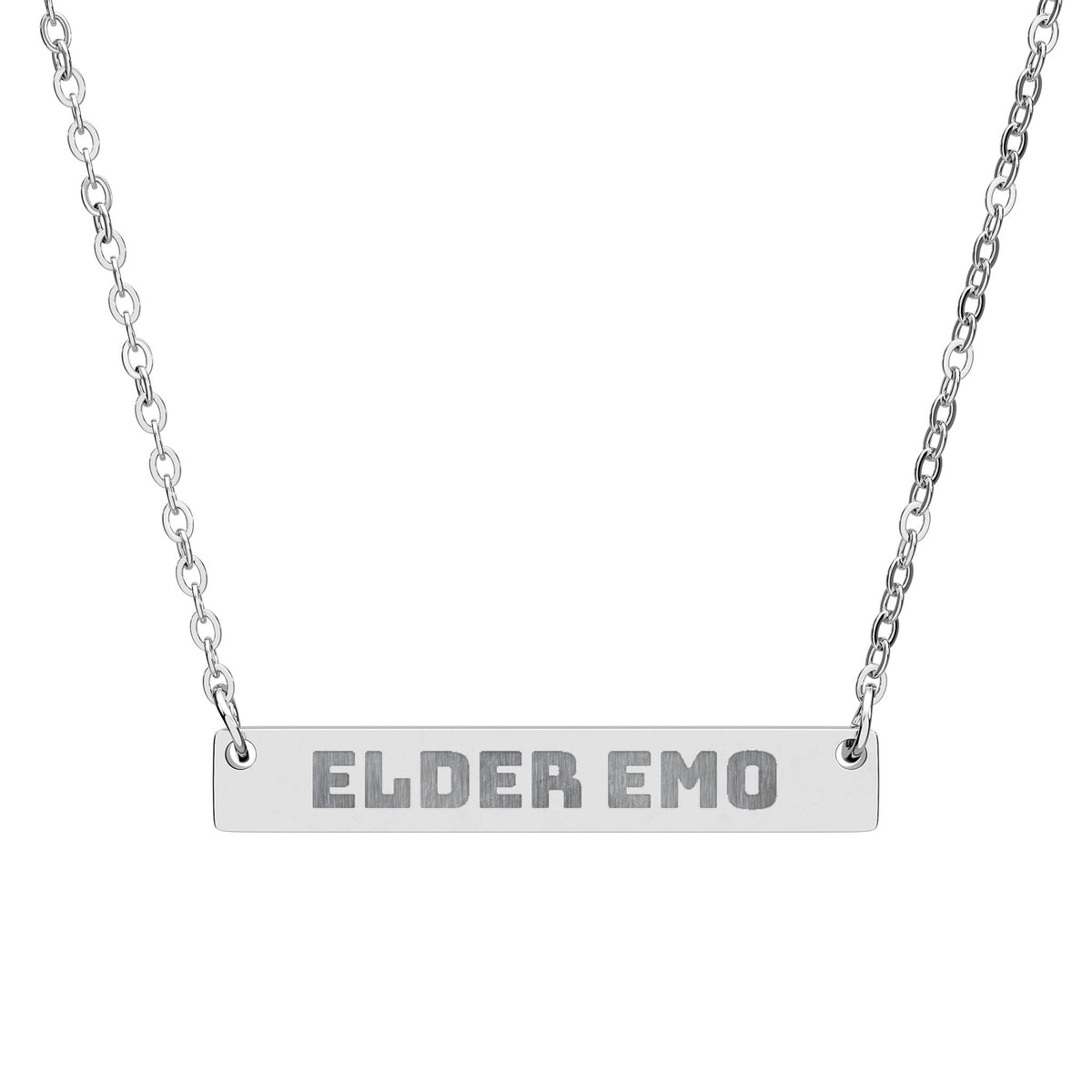 ELDER EMO Horizintal Bar Necklace