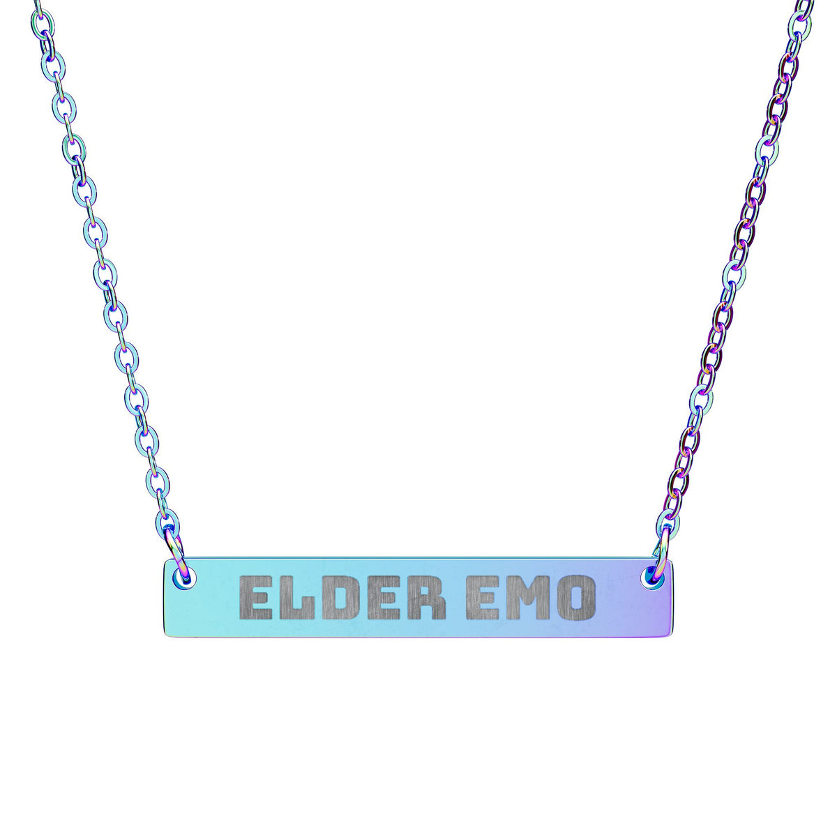ELDER EMO Horizintal Bar Necklace