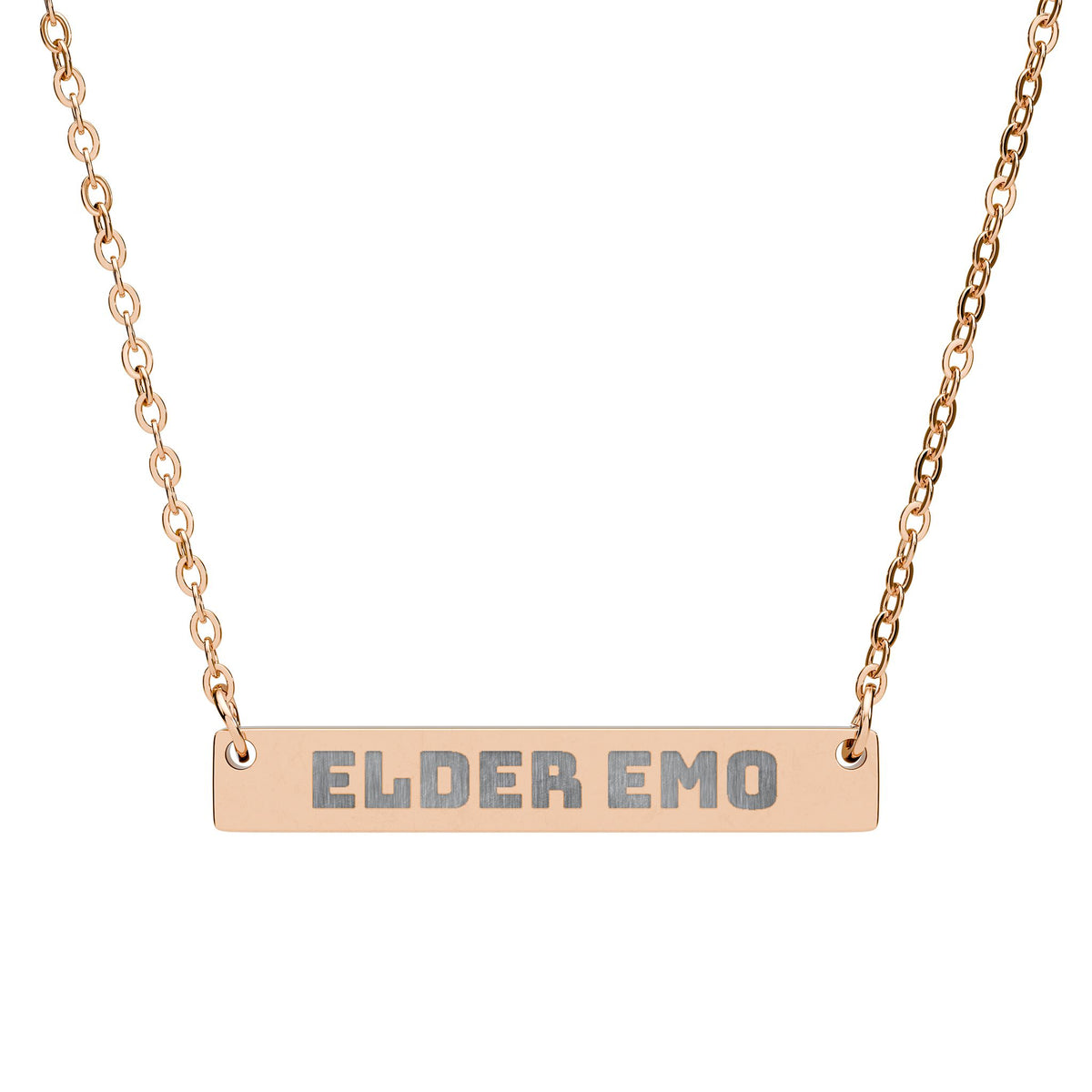 ELDER EMO Horizintal Bar Necklace