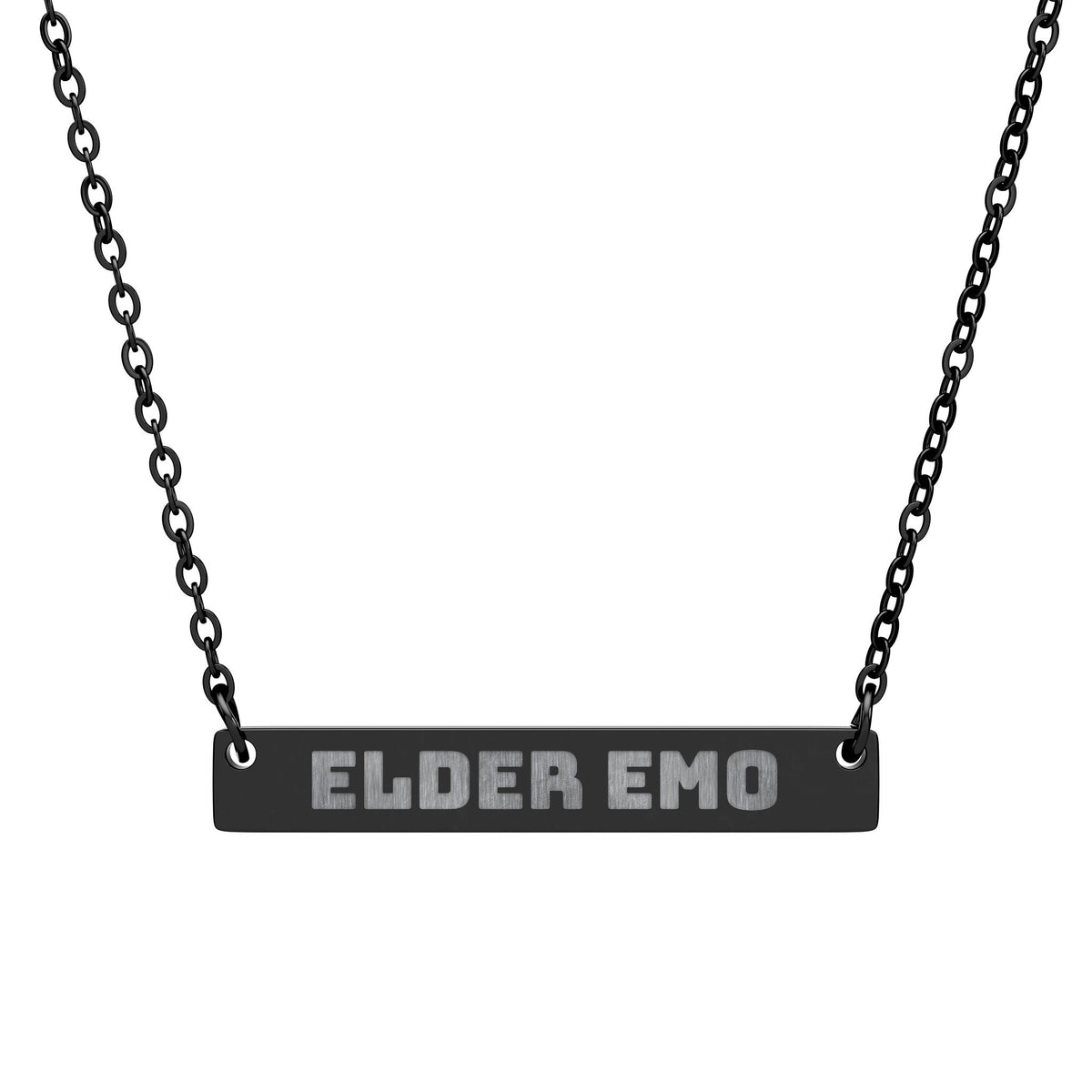 ELDER EMO Horizintal Bar Necklace