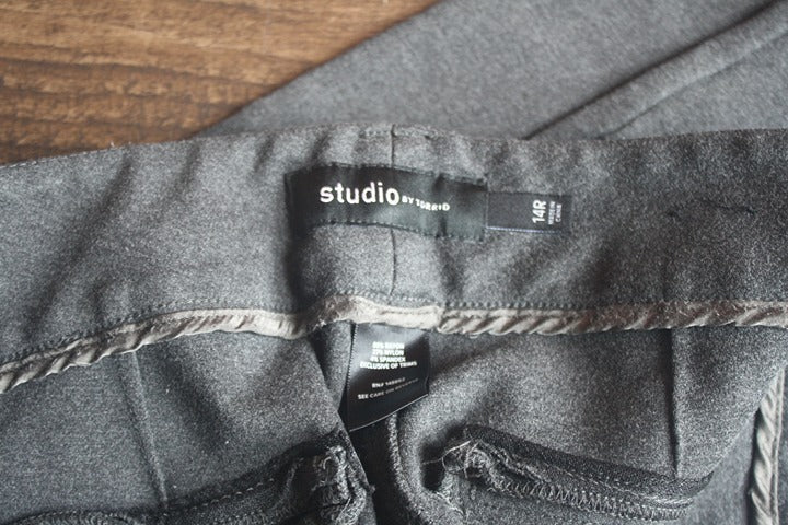 Torrid Grey Skinny Slacks Size 14R