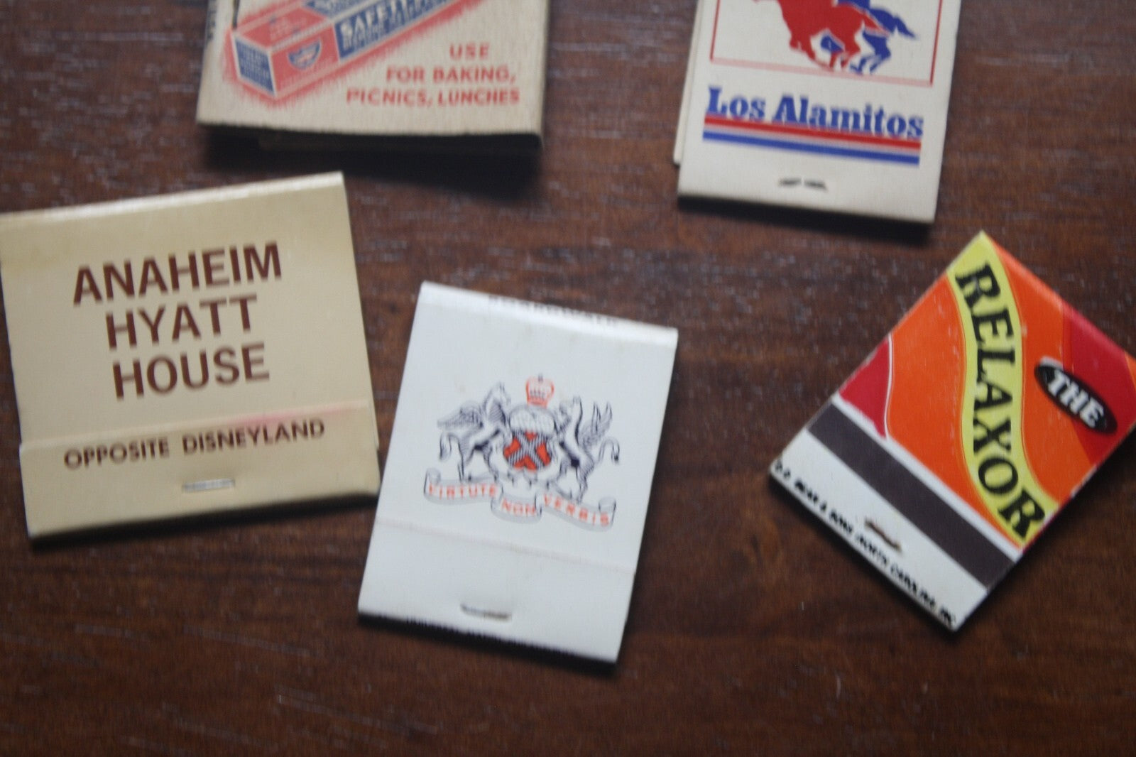 Vintage Advertising Matchbooks Collection - Anaheim Hyatt House, The Relaxor