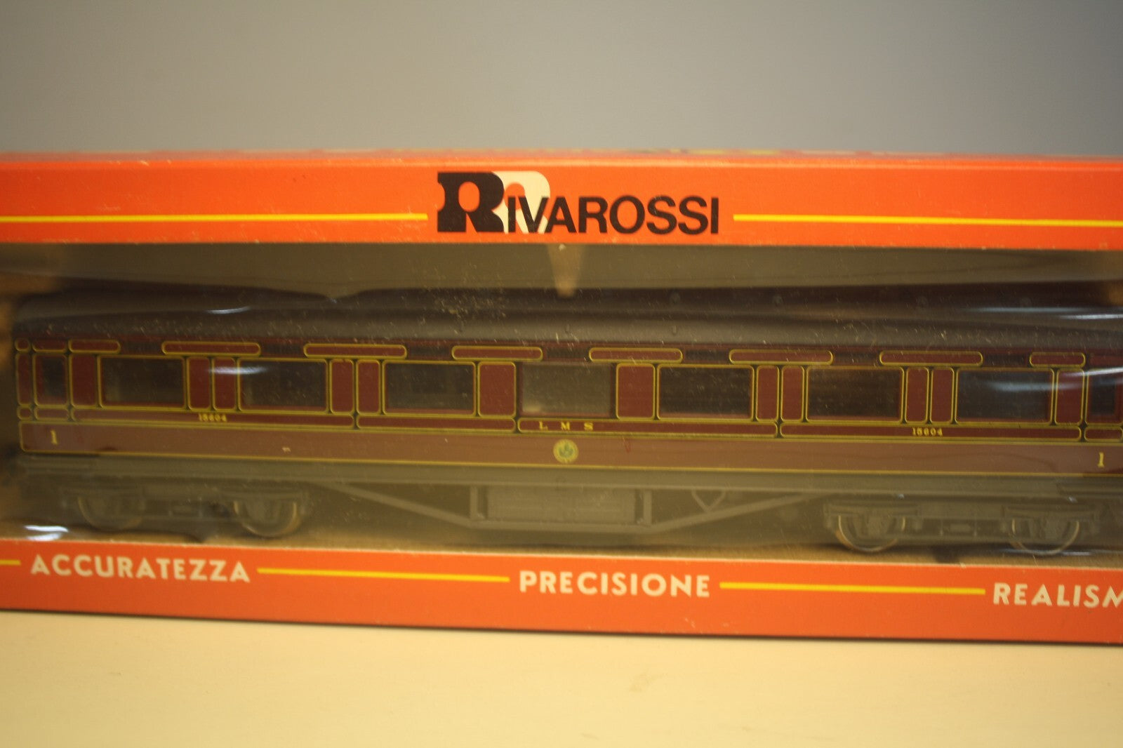 Rivarossi HO Scale Model Train Passenger Car in Original Box