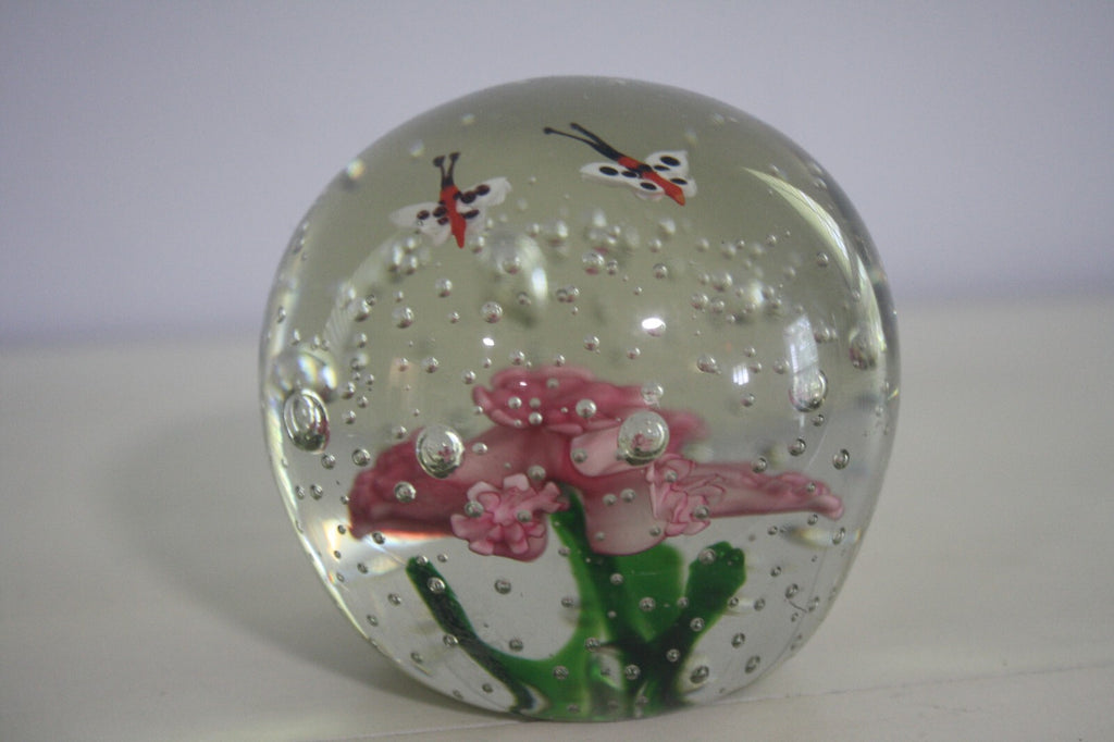 Vintage Art Glass Paperweight
