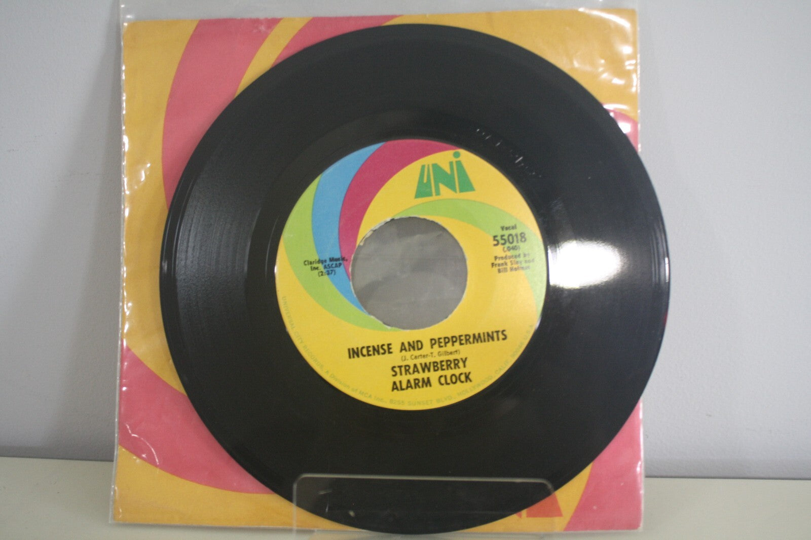 Incense and Peppermints Strawberry Alarm Clock 7" Vinyl Record UNI 55018