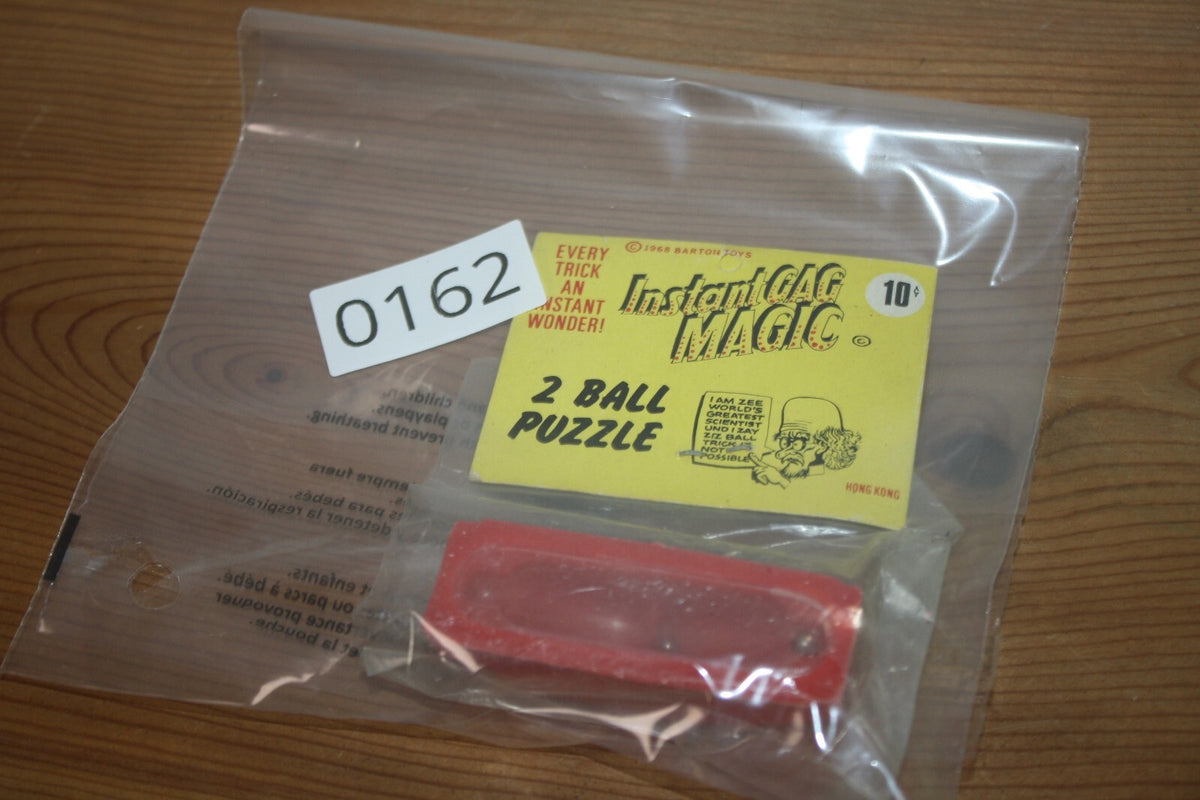 Vintage Instant Gag Magic 2 Ball Puzzle Trick Toy