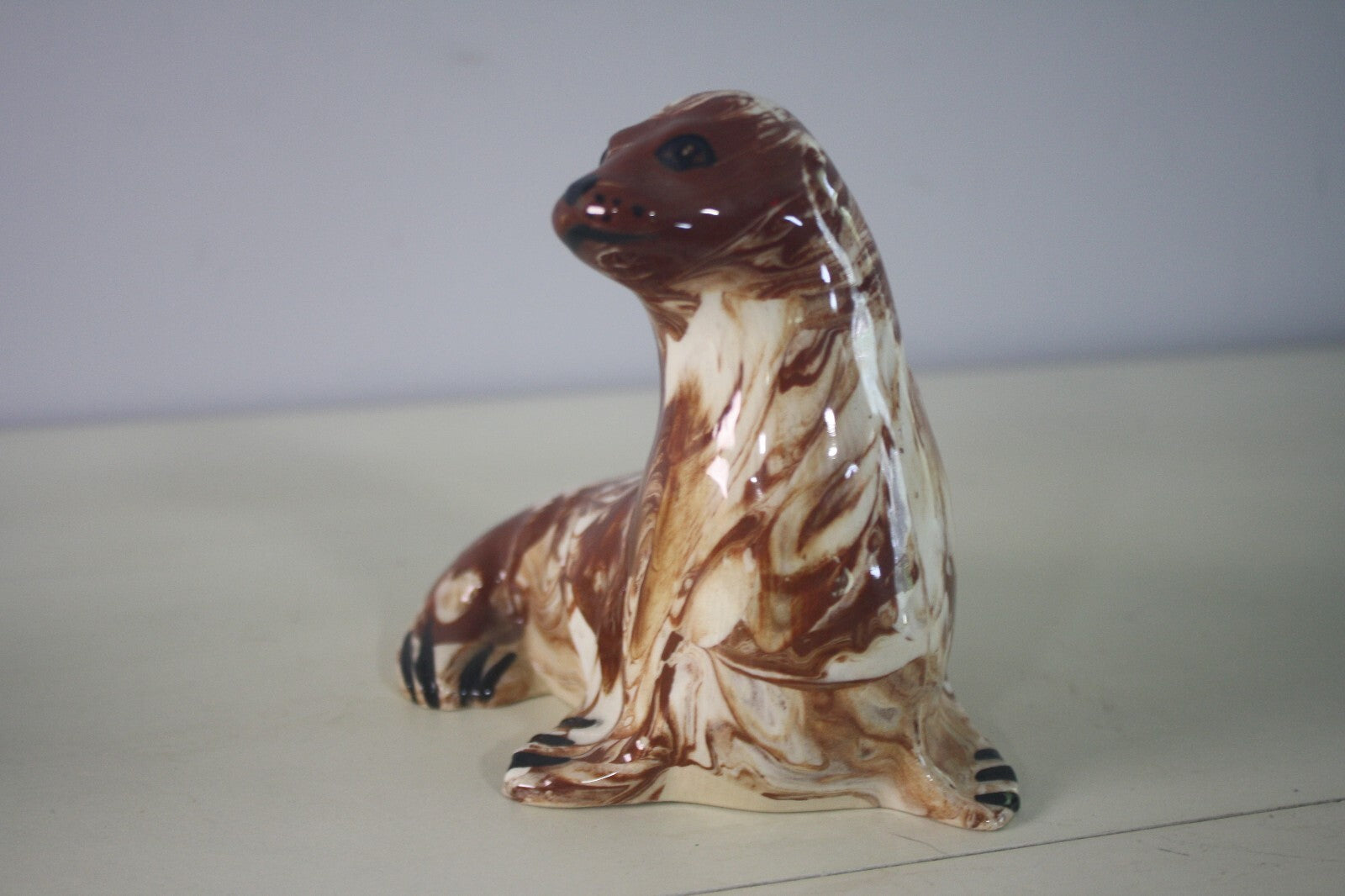Forever Alaska Clay Ceramic Seal Figurine