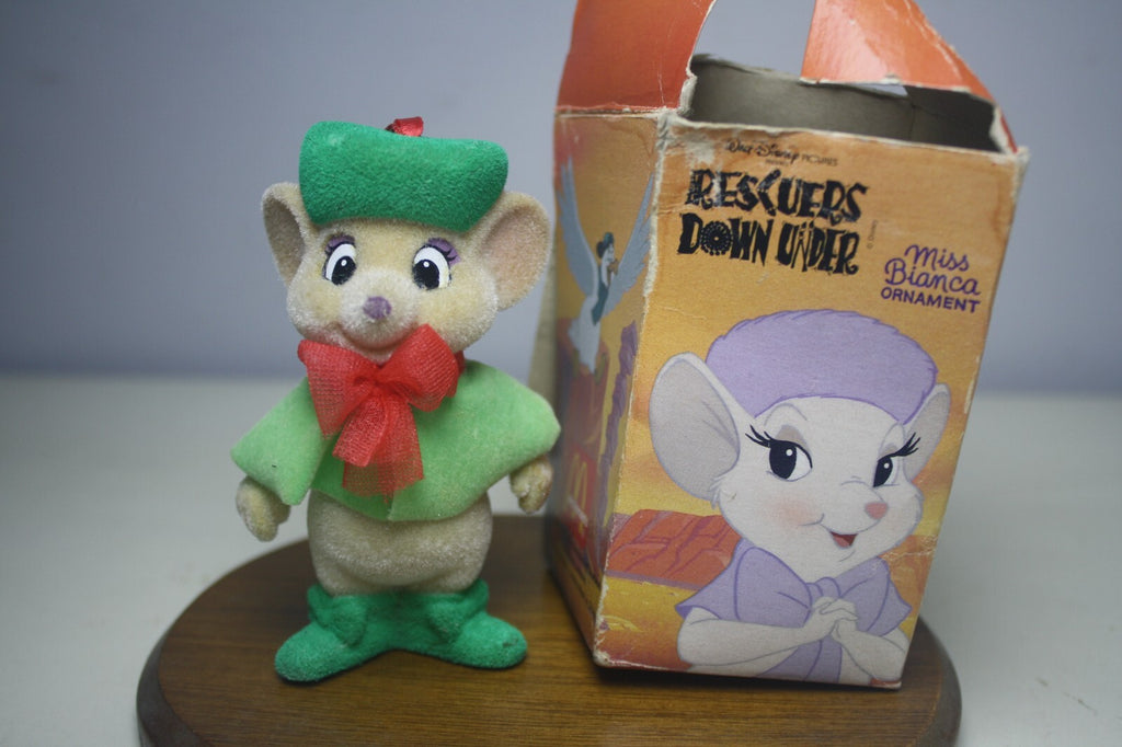 Vintage Rescuers Down Under Miss Bianca Ornament with Original Box