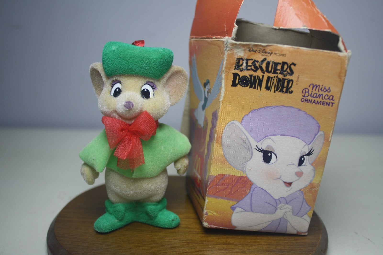 Vintage Rescuers Down Under Miss Bianca Ornament with Original Box