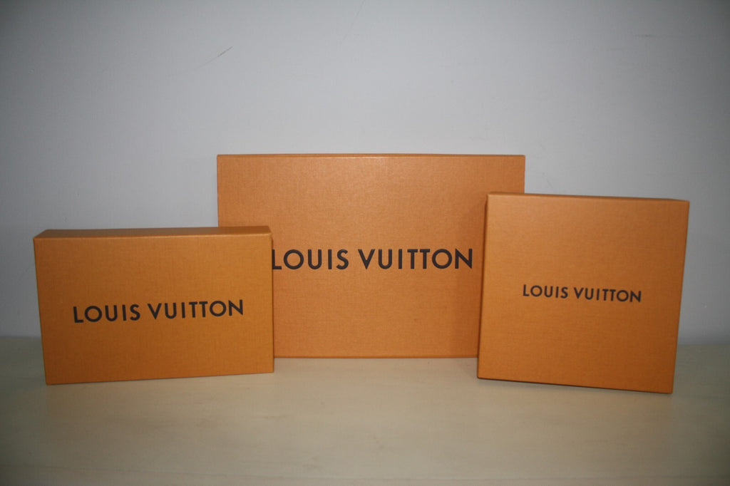 Three Empty Louis Vuitton Boxes