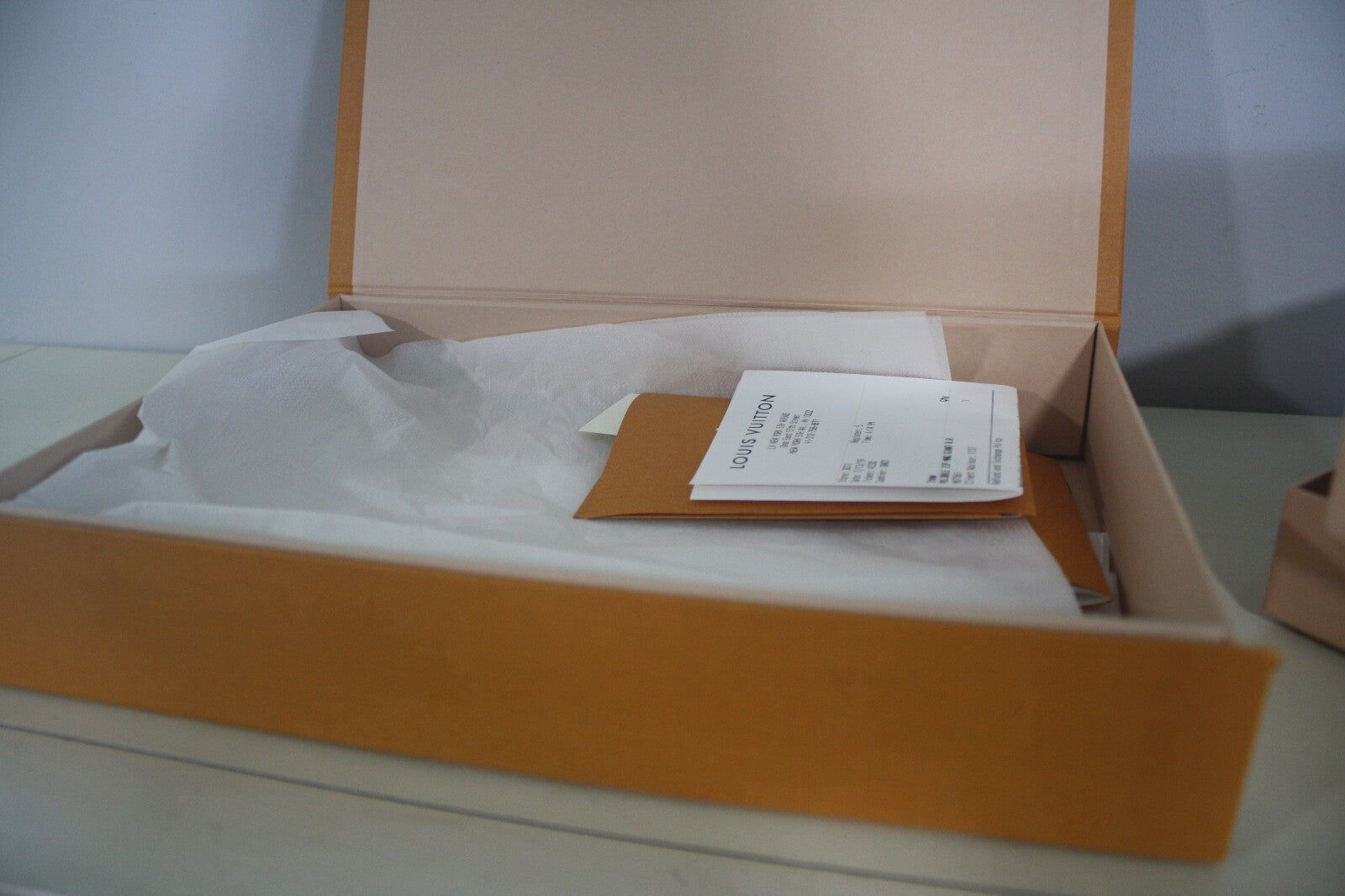 Three Empty Louis Vuitton Boxes