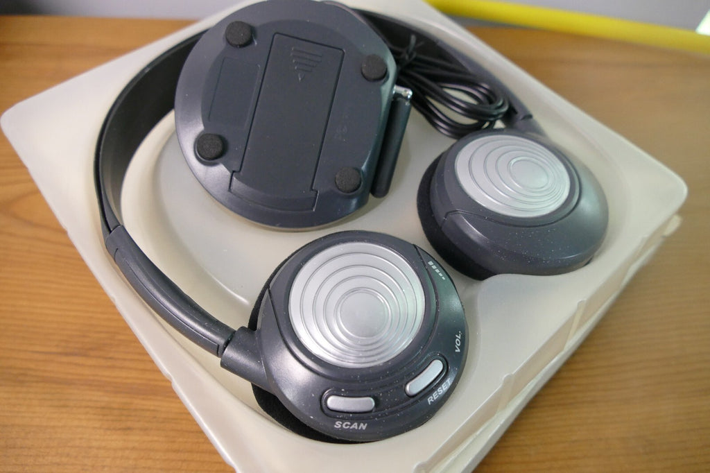 Wireless Dual Frequency FM Transmitter Headphones