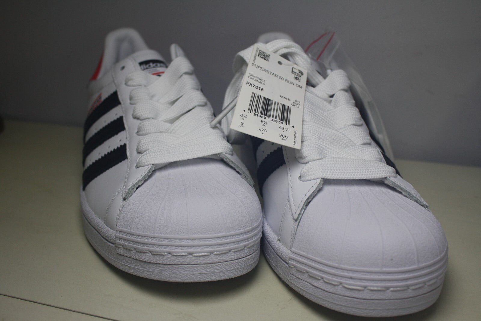 Adidas Superstar 50 Run DMC Sneakers Size 9