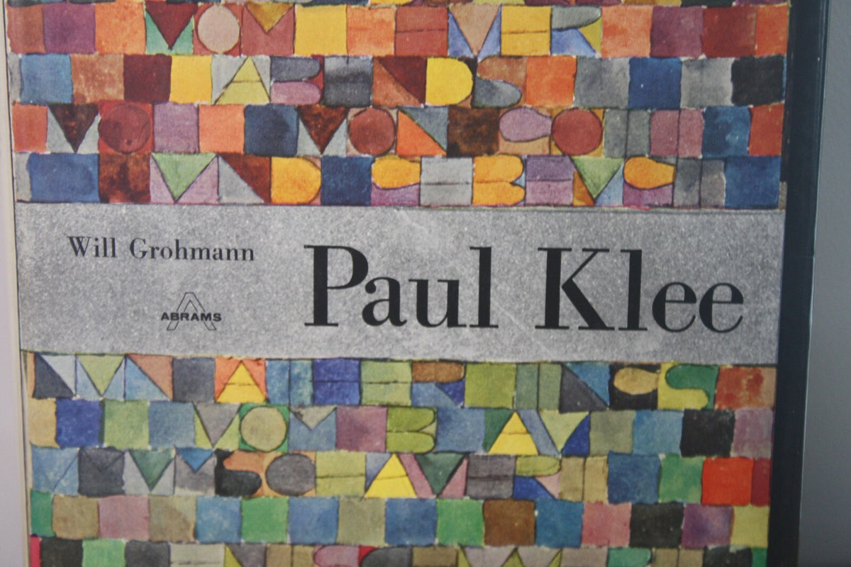 Paul Klee by Will Grohmann Hardcover Art Book