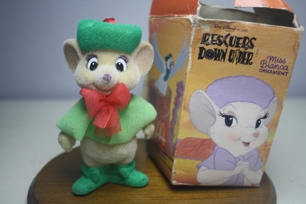 Vintage Rescuers Down Under Miss Bianca Ornament with Original Box