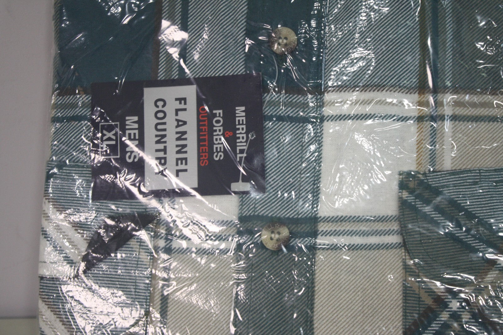 Merrill Forbes Flannel Country Men's XL NWT