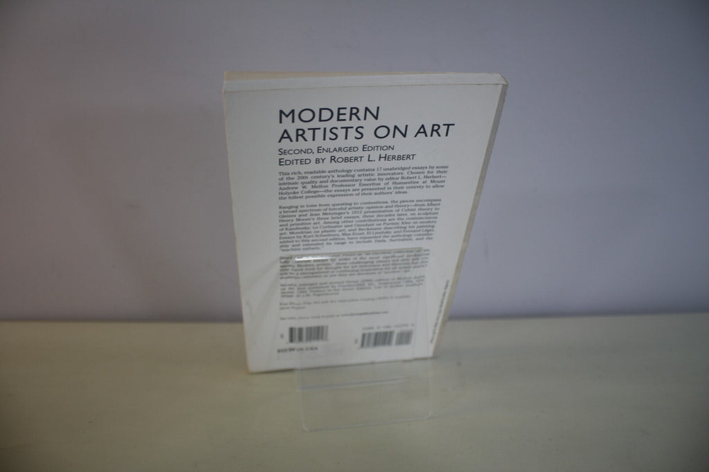 Modern Artists on Art, Second Enlarged Edition, Edited by Robert L. Herbert
