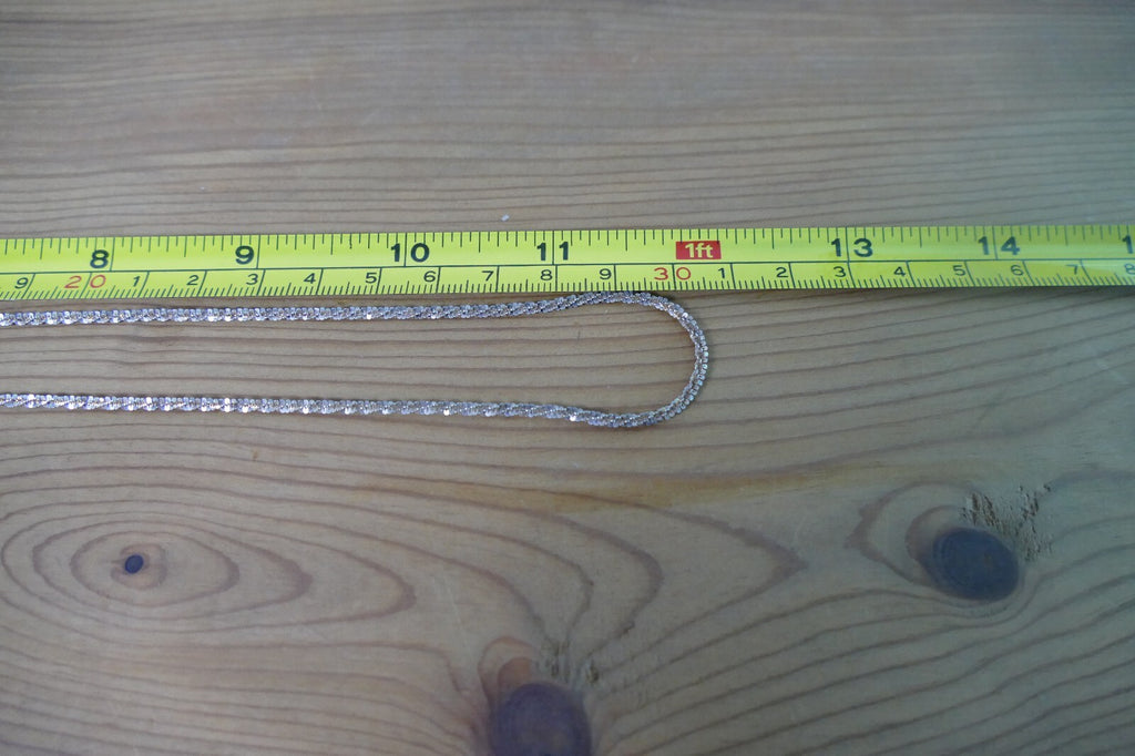 Silver Necklace Marked on Clasp Made in Italy 925