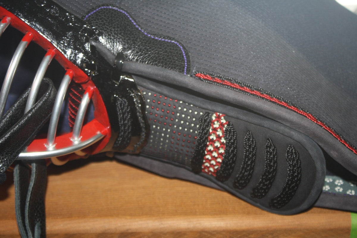 Kendo Protective Helmet with Metal Face Grill