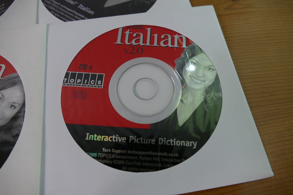 EuroTalk Italian v2.0 Language Learning CD Set - 5 Discs