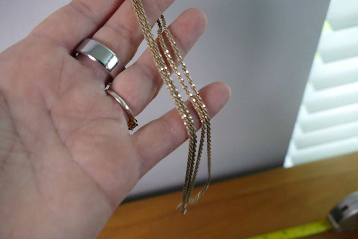 Silver Necklace Marked on Clasp Made in Italy 925