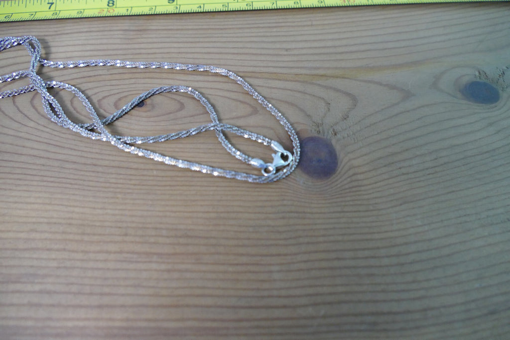 Silver Necklace Marked on Clasp Made in Italy 925