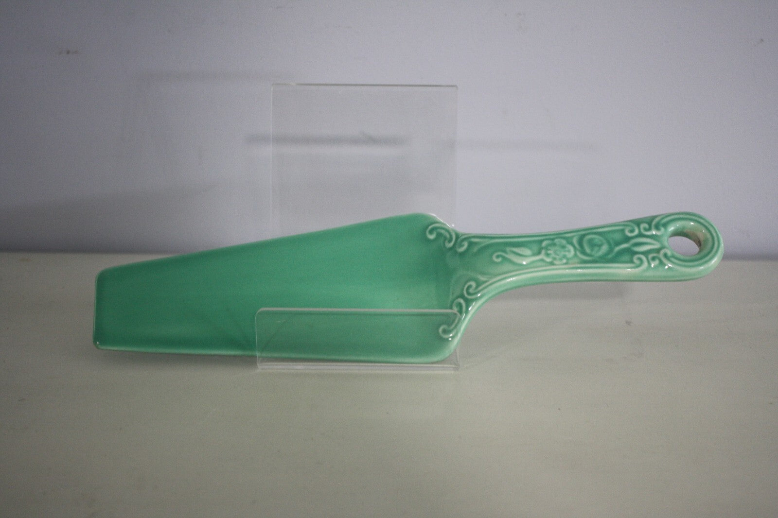 Kitchen Kraft Cake Pie Server Fiesta Original Green