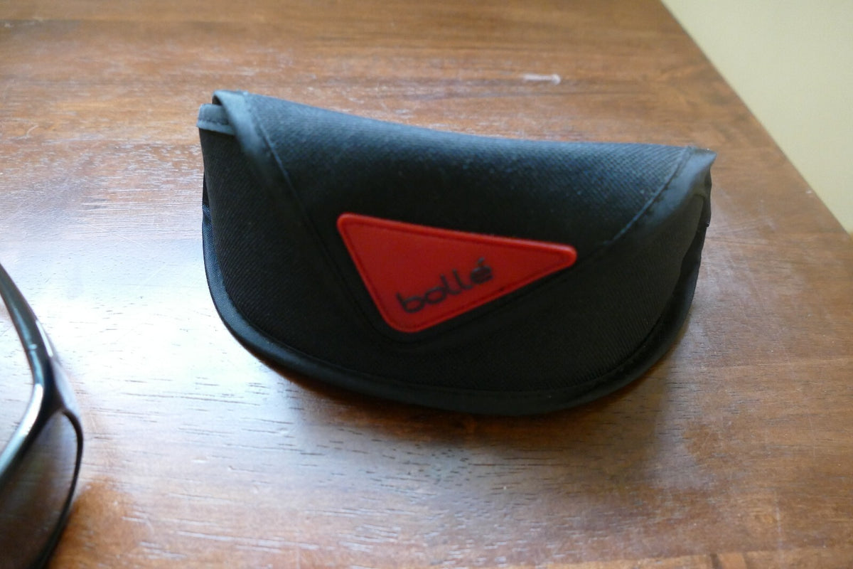 Bolle Black Cycling Sunglasses with Protective Case