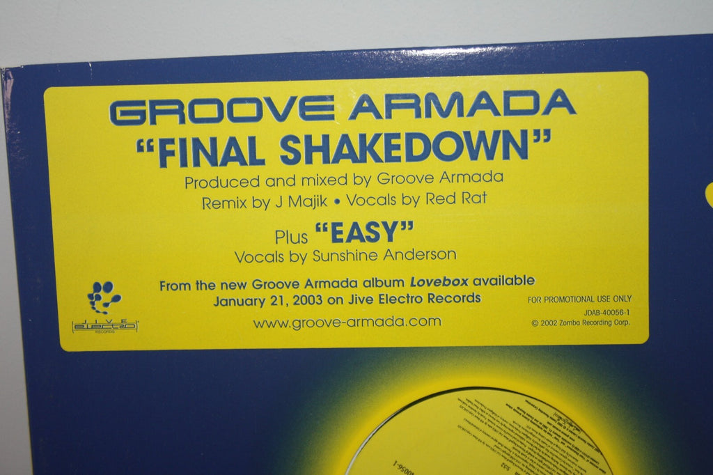 Groove Armada - Final Shakedown / Easy Vinyl Record