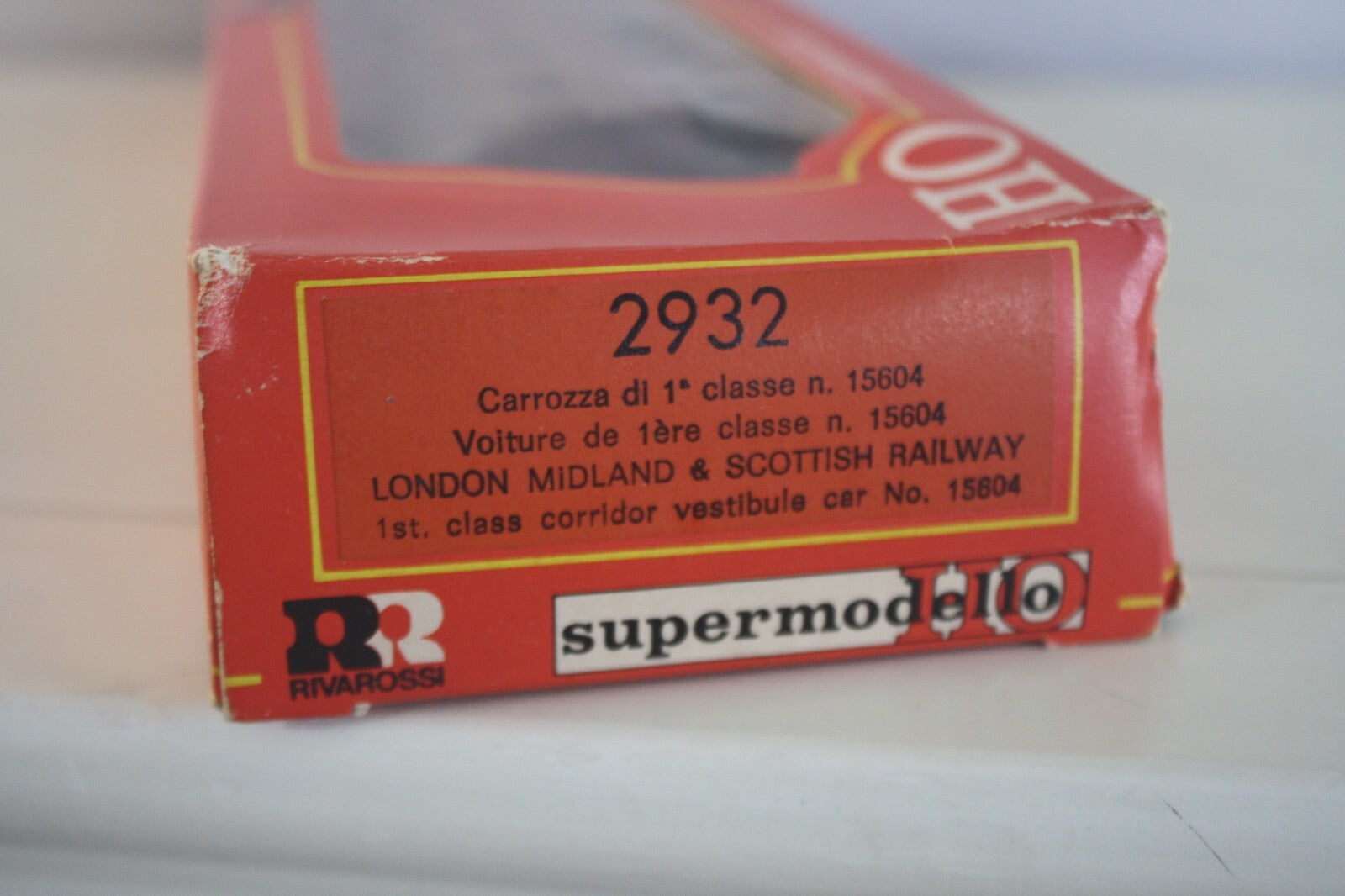 Rivarossi HO Scale Model Train Passenger Car in Original Box