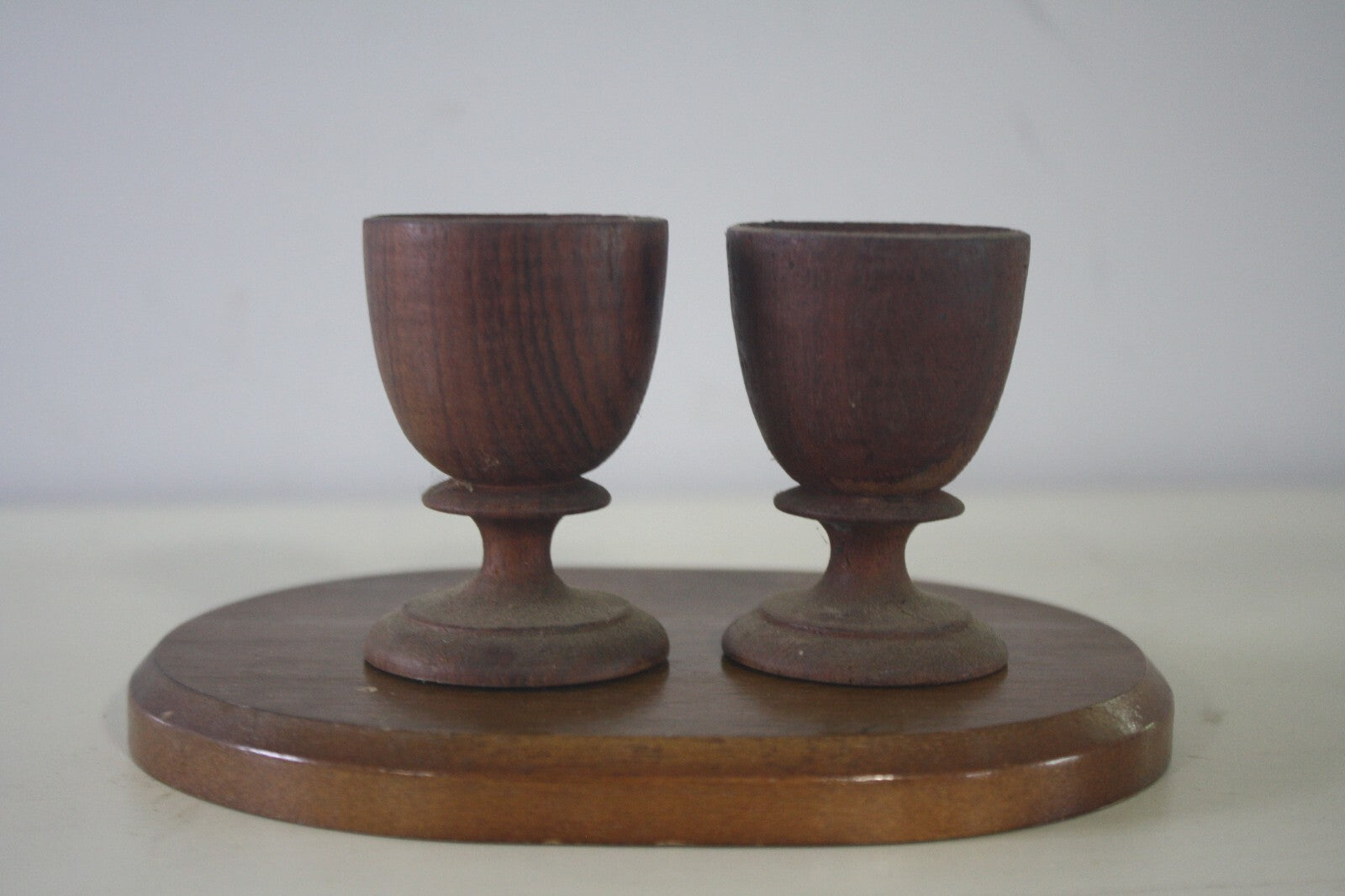 Vintage Wooden Egg Cups