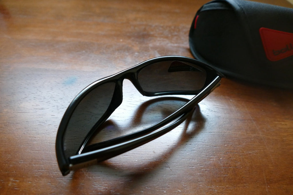 Bolle Black Cycling Sunglasses with Protective Case