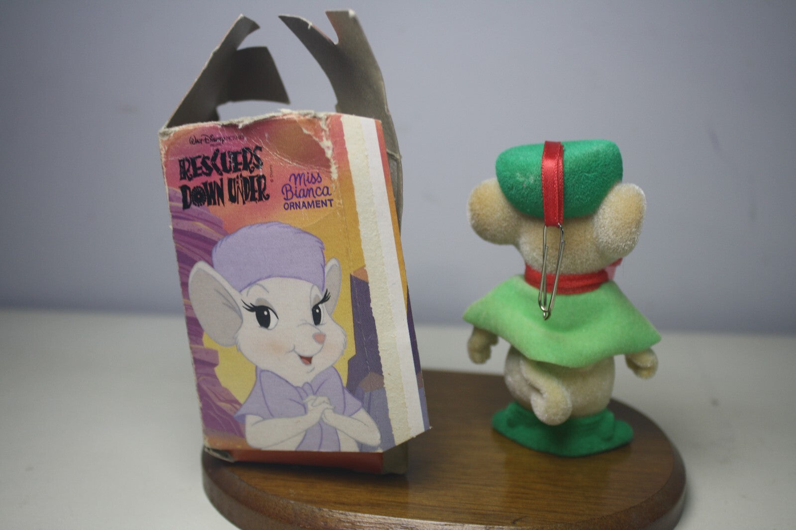 Vintage Rescuers Down Under Miss Bianca Ornament with Original Box