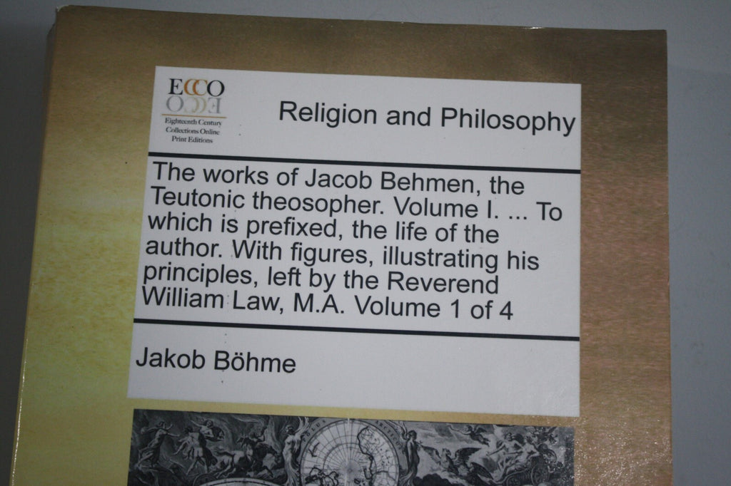 Religion and Philosophy works of Jacob Behman