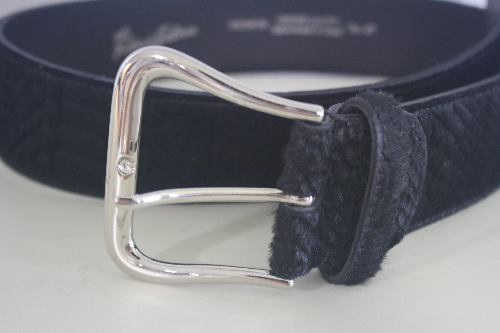 The Tailored Sportsman Quilted Leather Equestrian Belt Size Medium