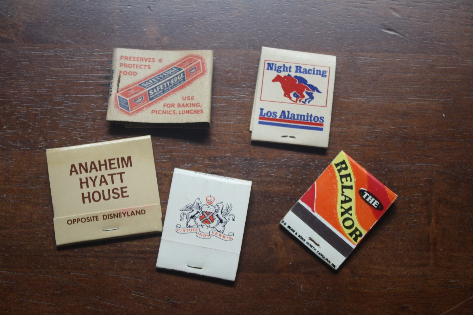 Vintage Advertising Matchbooks Collection - Anaheim Hyatt House, The Relaxor
