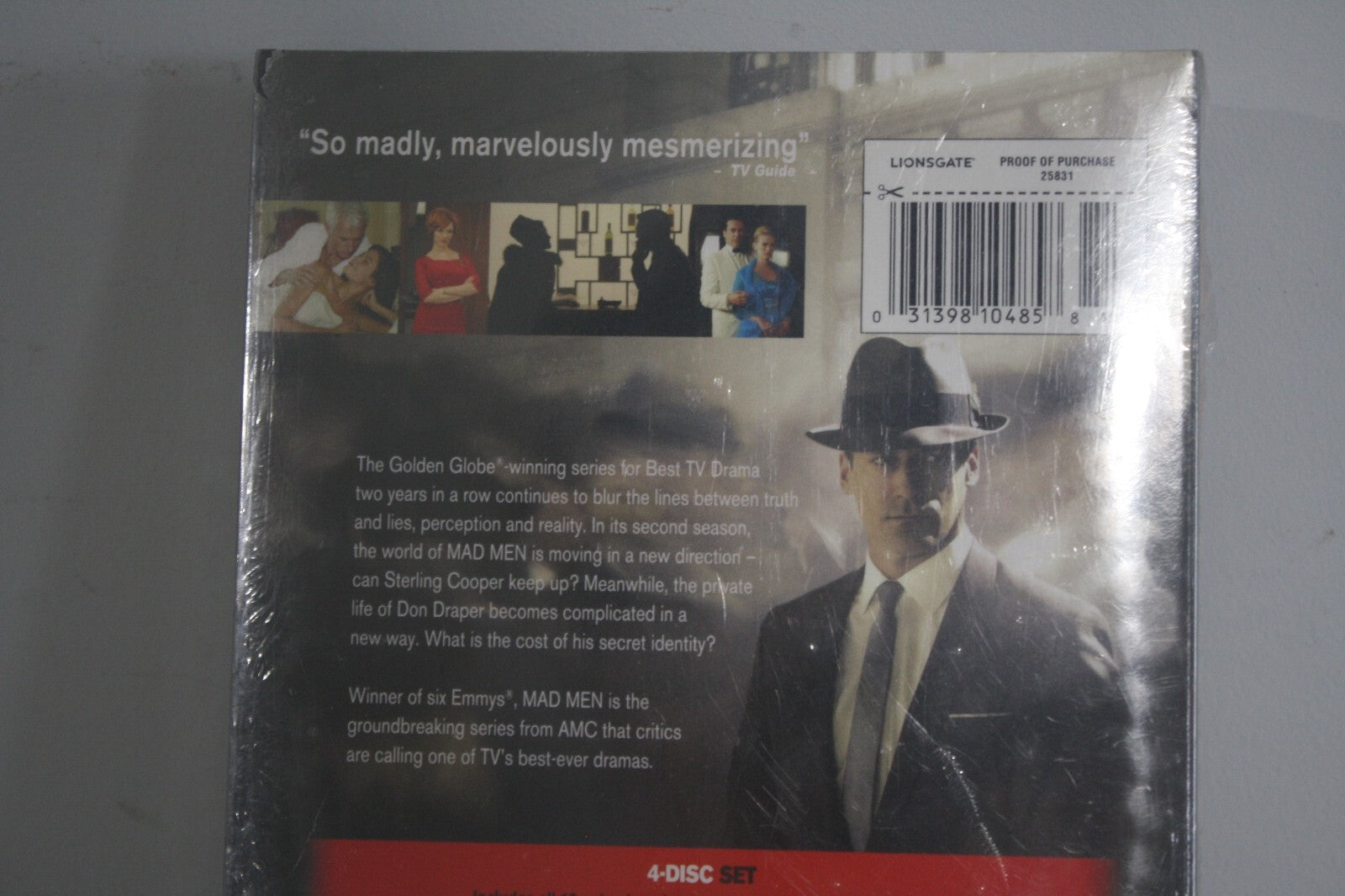 Mad Men Season Two 4-Disc DVD Set