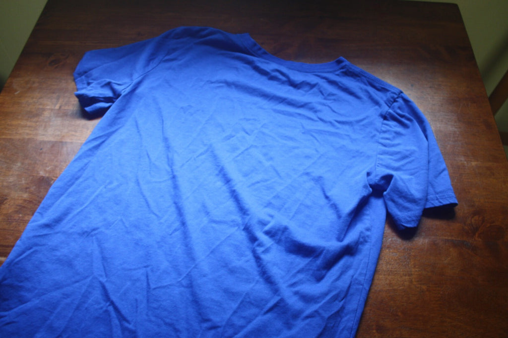 Champion Blue Logo Graphic T-Shirt Size Youth Large