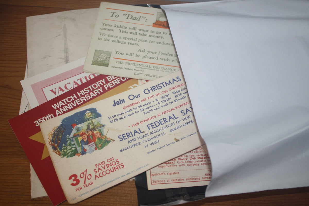 One Pound of Vintage Collectible Books, Maps, and Ephemera Pulls lot 2