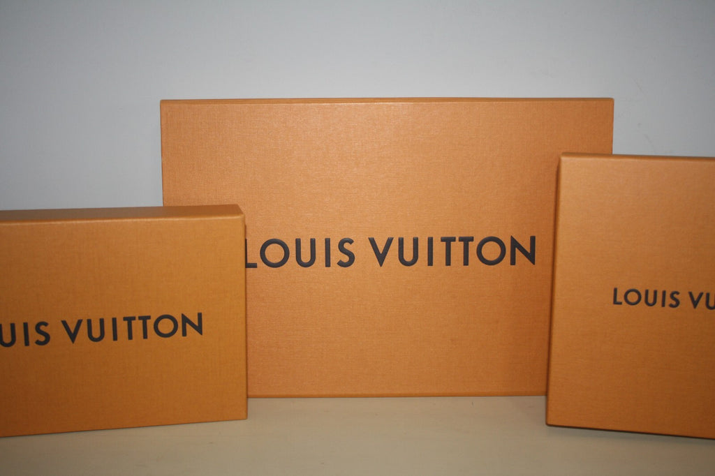 Three Empty Louis Vuitton Boxes