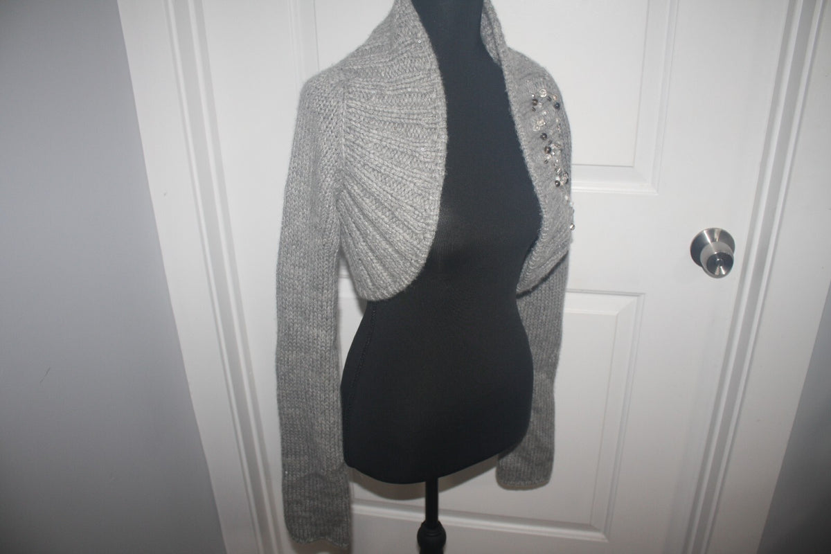 Brunello Cucinelli Embellished Knit Bolero Shrug