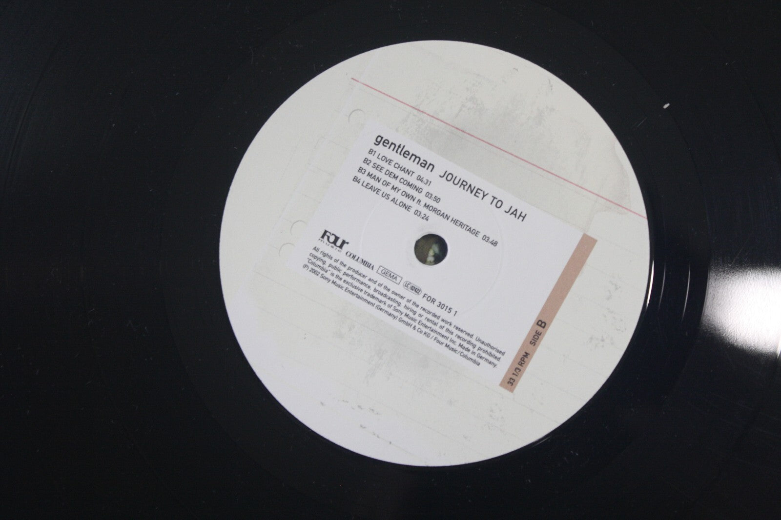 Gentleman - Journey to Jah Vinyl Record LP