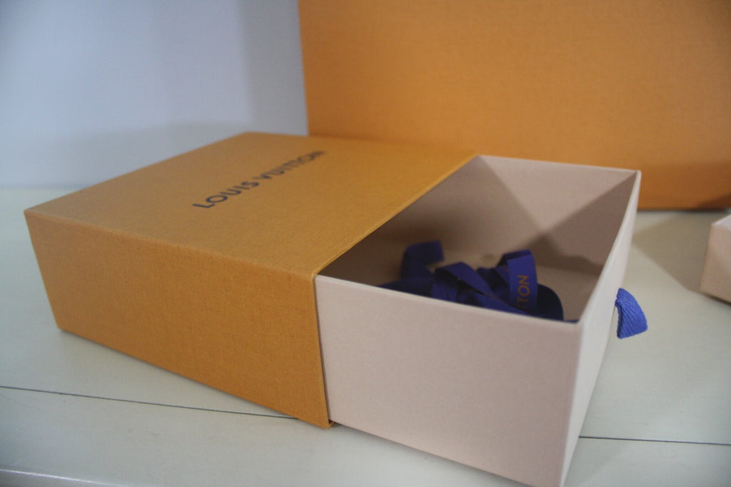 Three Empty Louis Vuitton Boxes