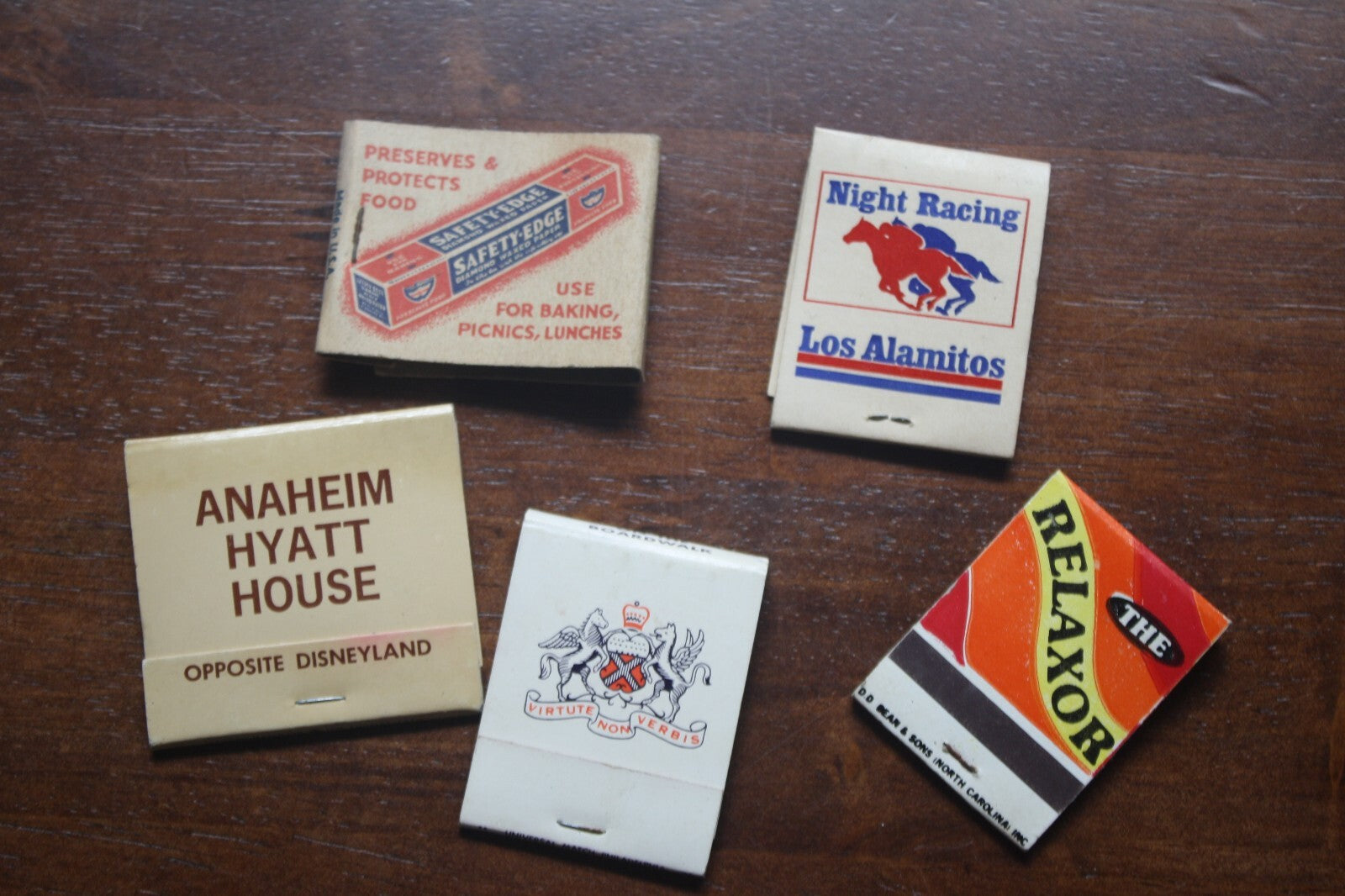 Vintage Advertising Matchbooks Collection - Anaheim Hyatt House, The Relaxor