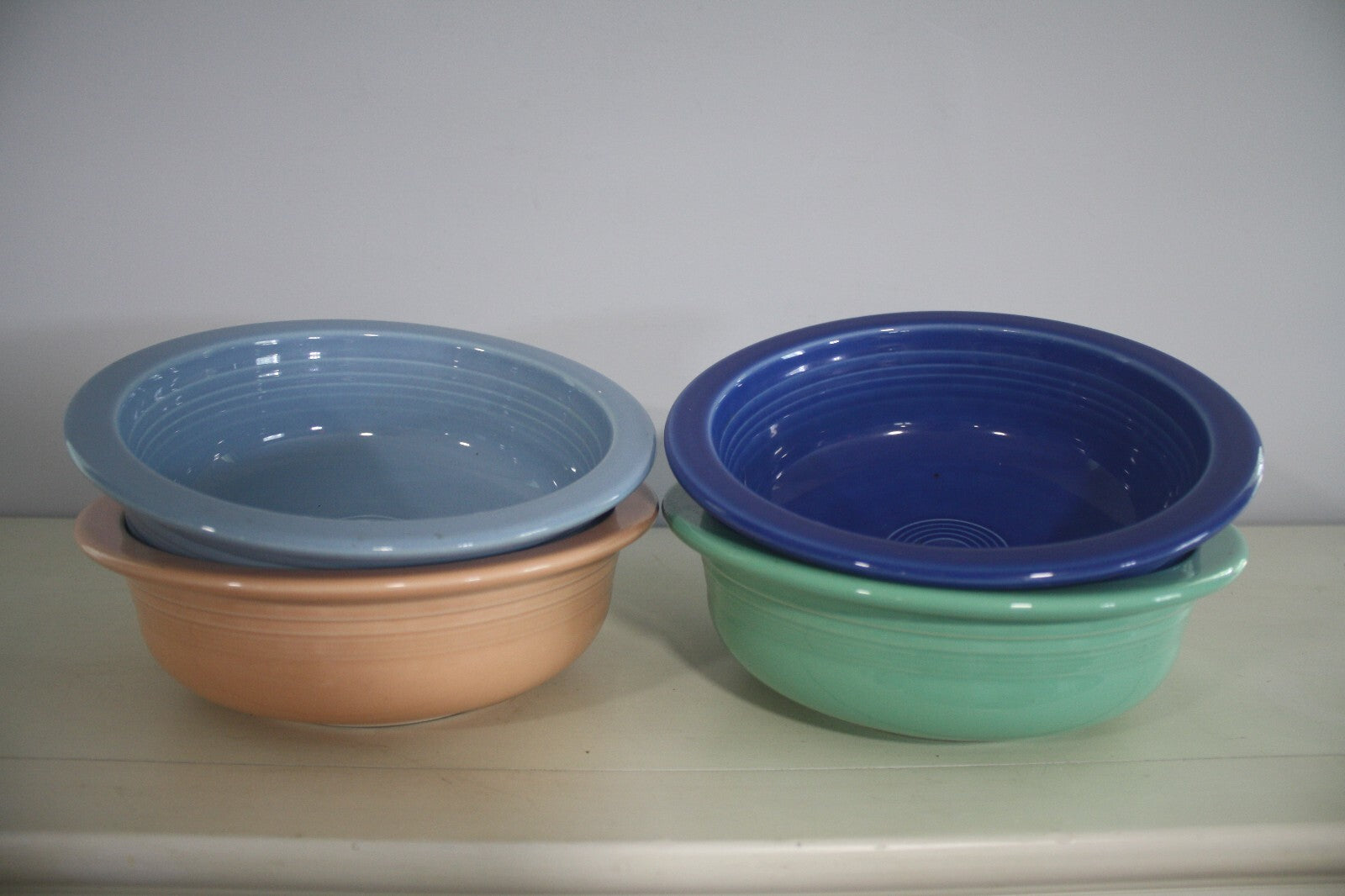 Lot of Four Fiesta Serving Bowls - Eight Inch Dinner Bowls