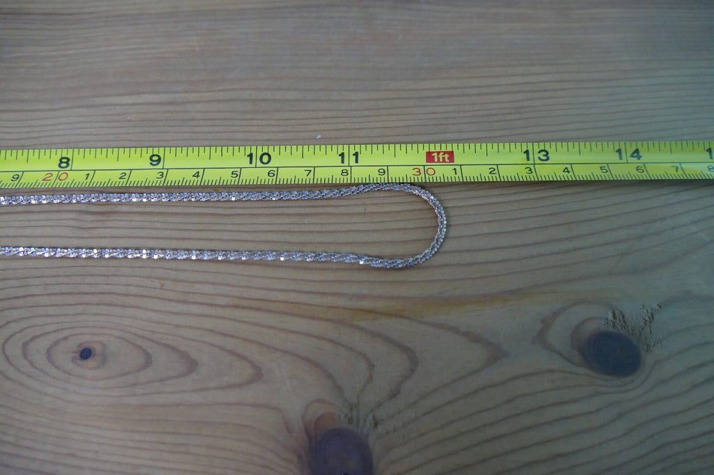 Silver Necklace Marked on Clasp Made in Italy 925