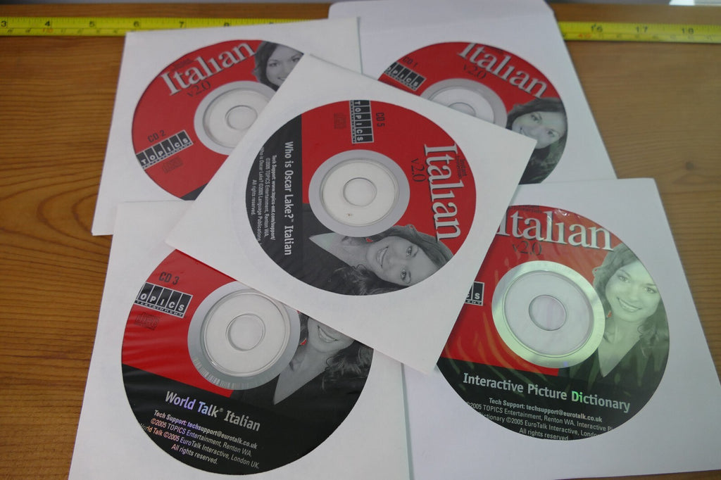 EuroTalk Italian v2.0 Language Learning CD Set - 5 Discs