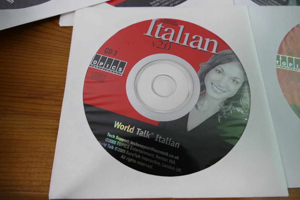 EuroTalk Italian v2.0 Language Learning CD Set - 5 Discs