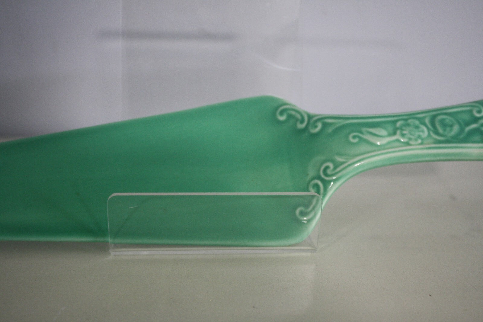 Kitchen Kraft Cake Pie Server Fiesta Original Green