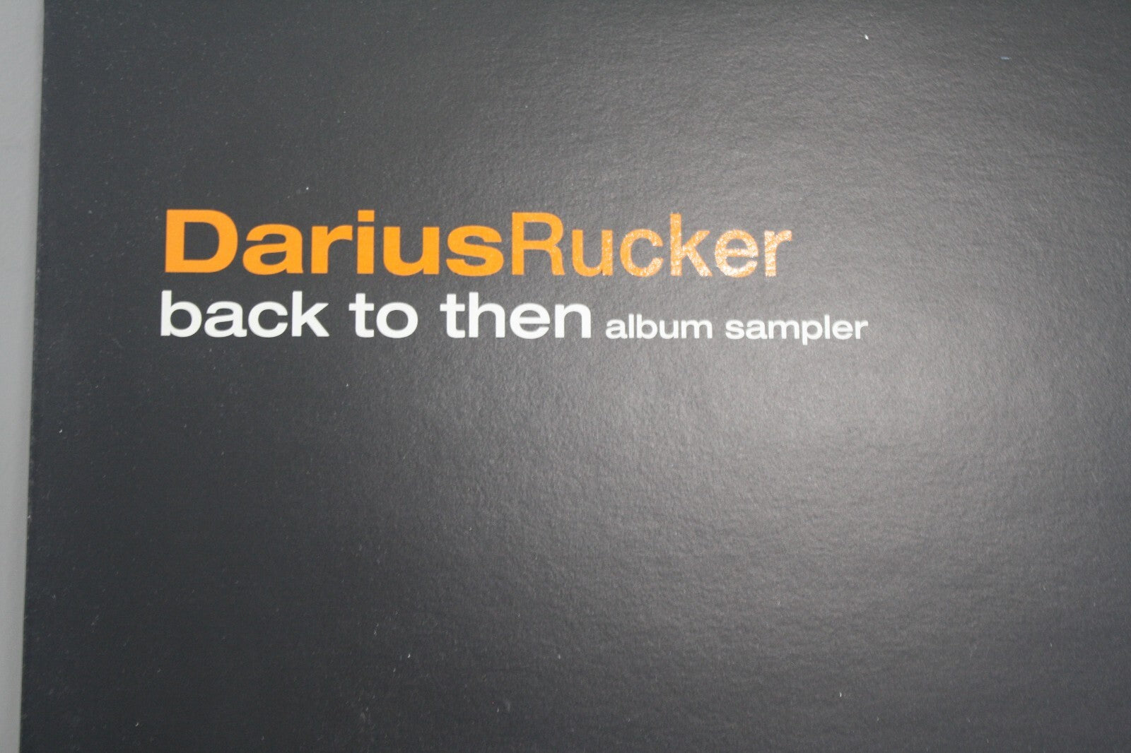 Darius Rucker - Back to Then Album Sampler Vinyl LP